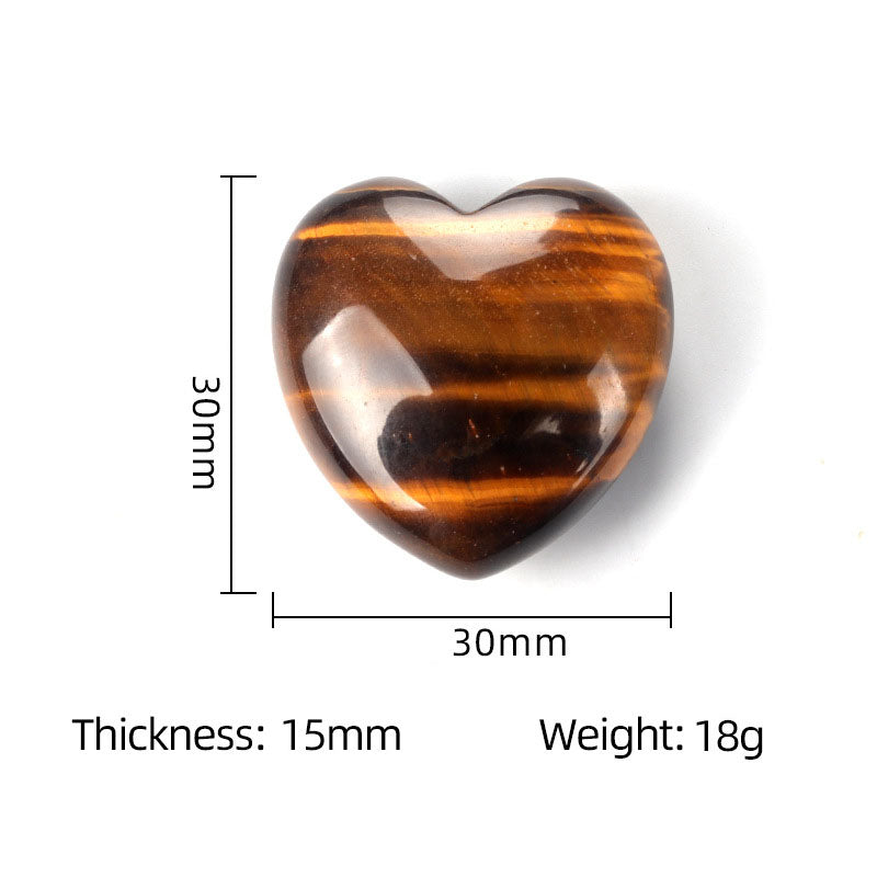 Polished Gemstone Heart | Natural Crystal for Healing