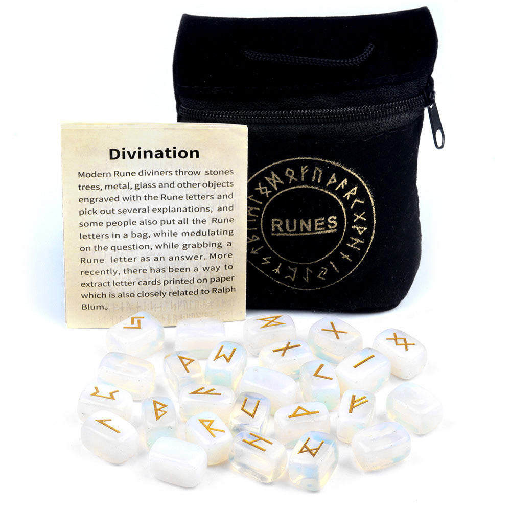The Elder Futhark Runes: A Crystal Oracle Set for Divination