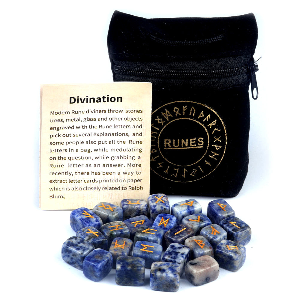The Elder Futhark Runes: A Crystal Oracle Set for Divination