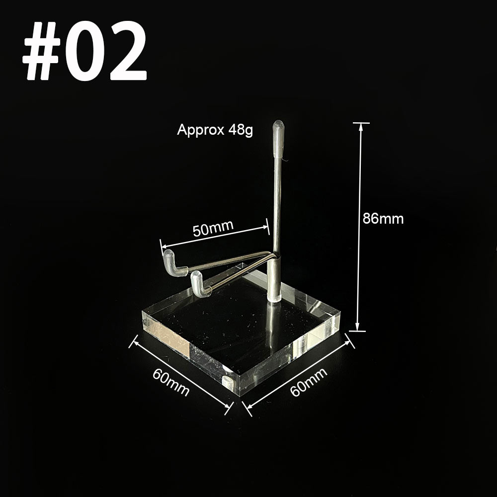 Acrylic & Metal Display Stand for Minerals,Crystal,Slabs & Specimens