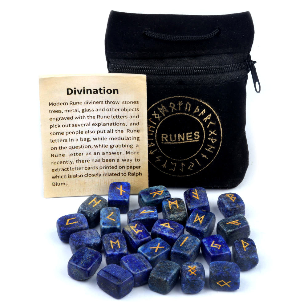 The Elder Futhark Runes: A Crystal Oracle Set for Divination