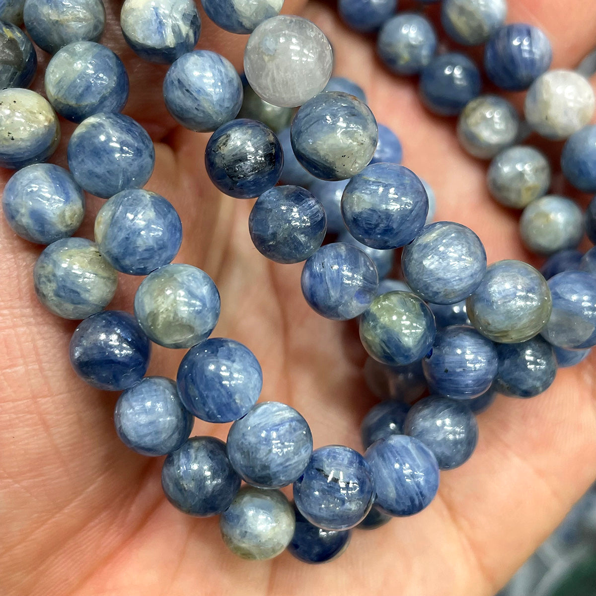 Blue Kyanite Bead