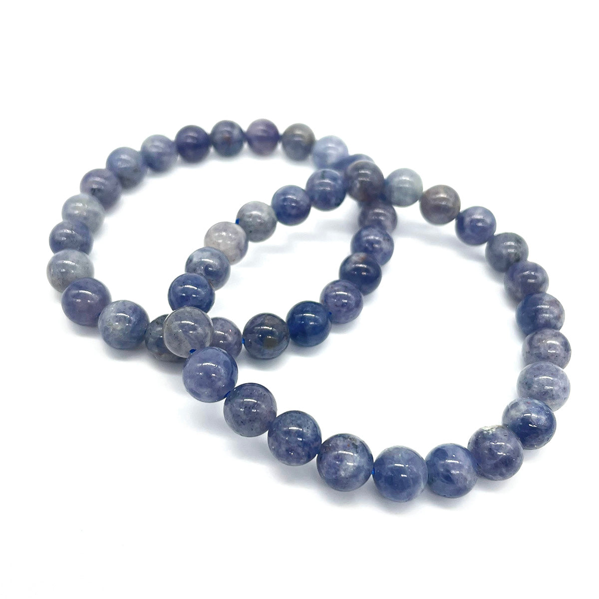 Iolite Cordierite Bead Bracelet