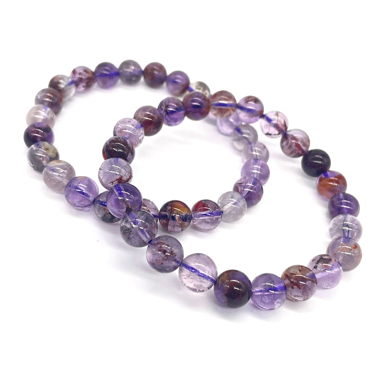 Amethyst Garden quartz Bead Bracelet Real Crystal Healing Stones For Women