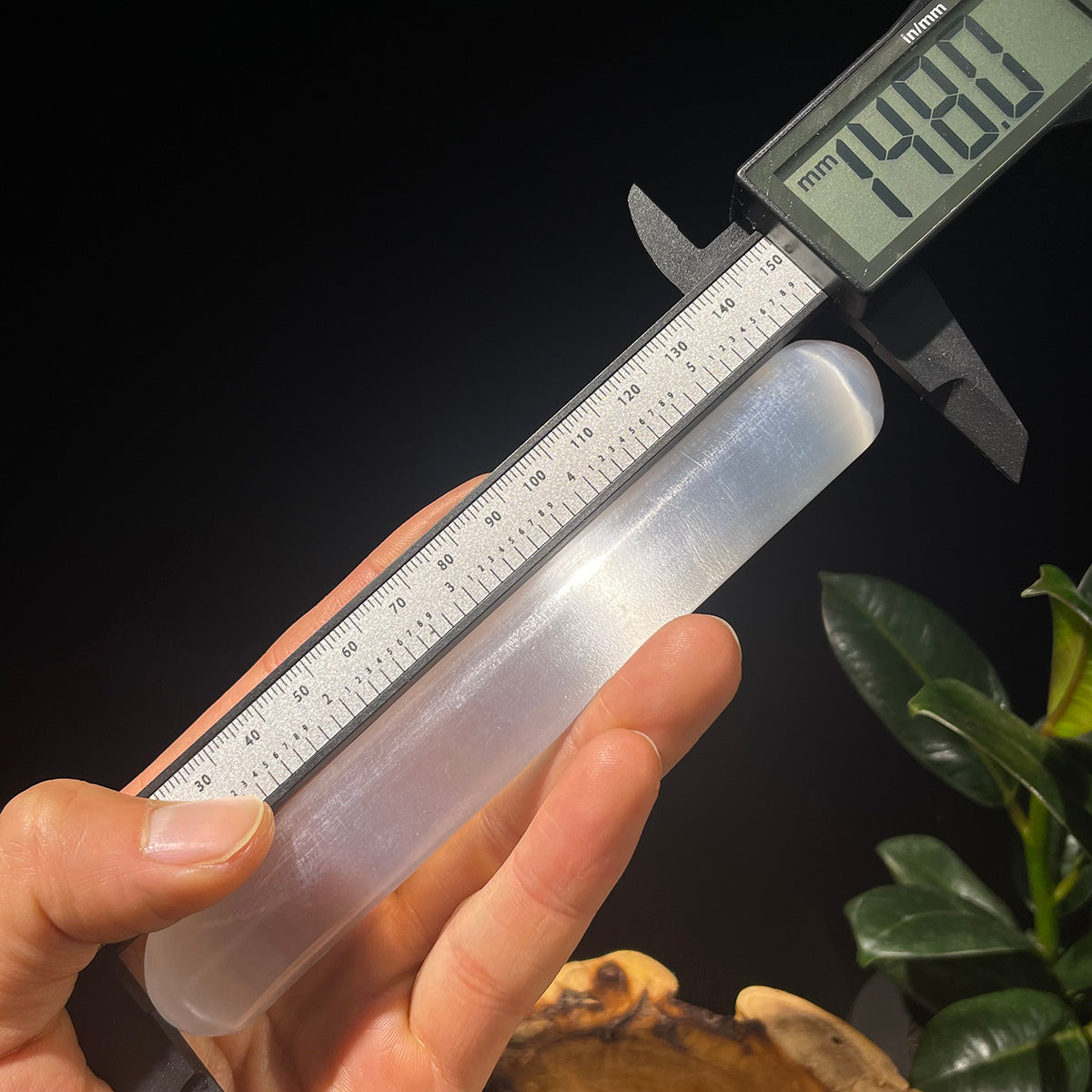 Selenite Stick Real Crystal Massage Wand