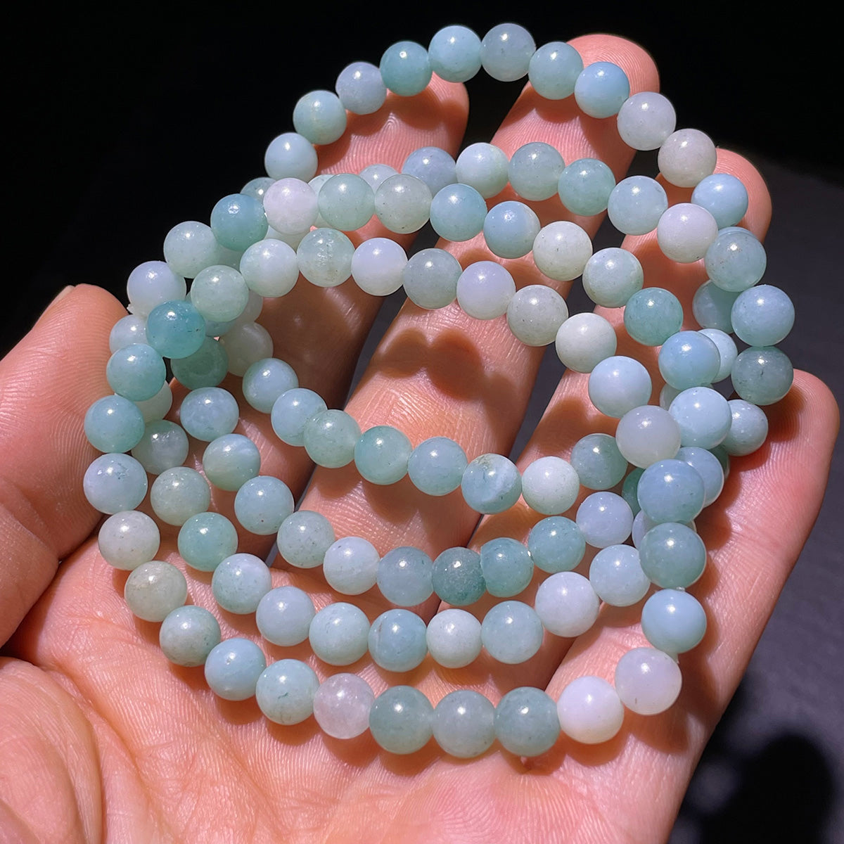 Caribbean Calcite Bracelet Blue Sky Jasper