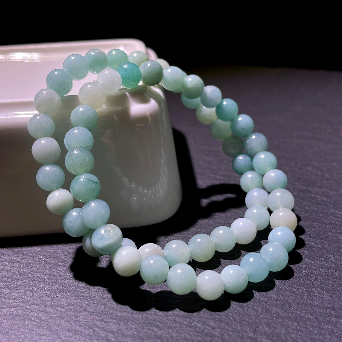 Caribbean Calcite Bracelet Blue Sky Jasper