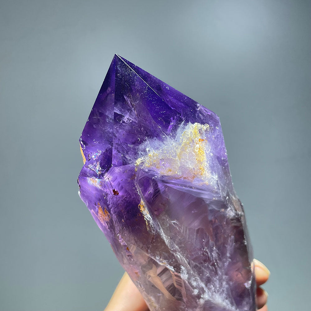 Natural Amethyst Scepter of Power | A Tool for Spiritual Wisdom & Intuition
