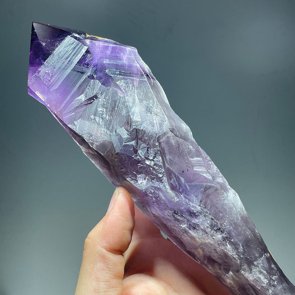 Natural Amethyst Scepter of Power | A Tool for Spiritual Wisdom & Intuition