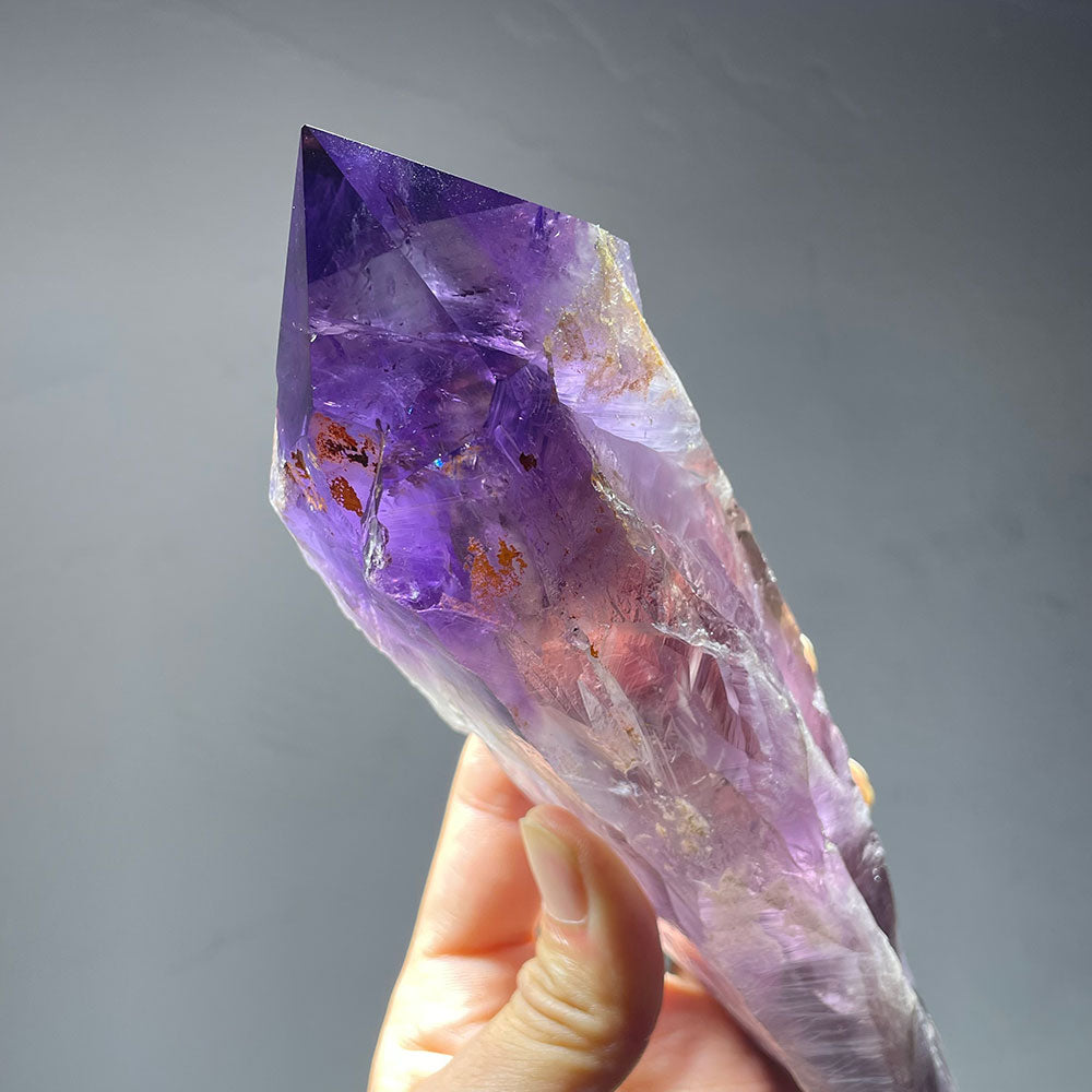 Natural Amethyst Scepter of Power | A Tool for Spiritual Wisdom & Intuition