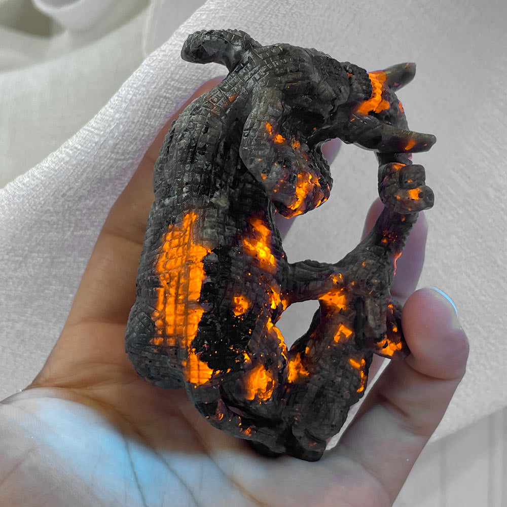 Hand-Carved Elephant Family in Serpentine or Yooperlite