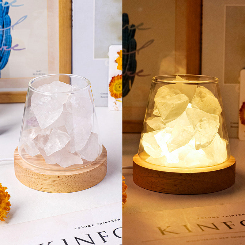 Natural Crystal Healing Lamp | Create Your Sanctuary of Light