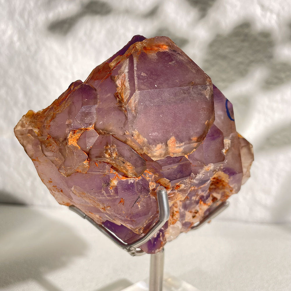 Natural Enhydro Amethyst Skeletal Quartz - Ancient Water Bubble Specimen
