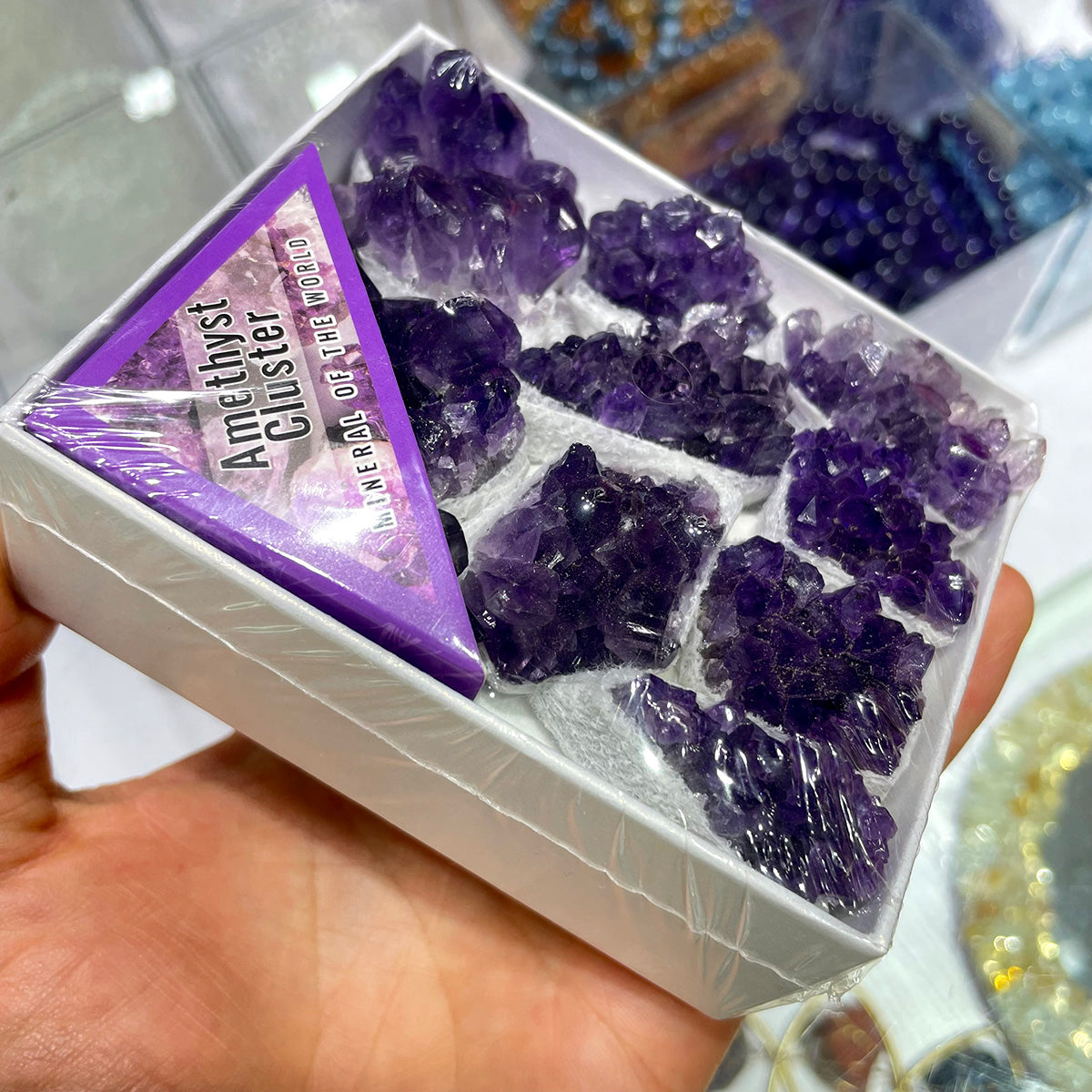 Amethyst Cluster Gift Box