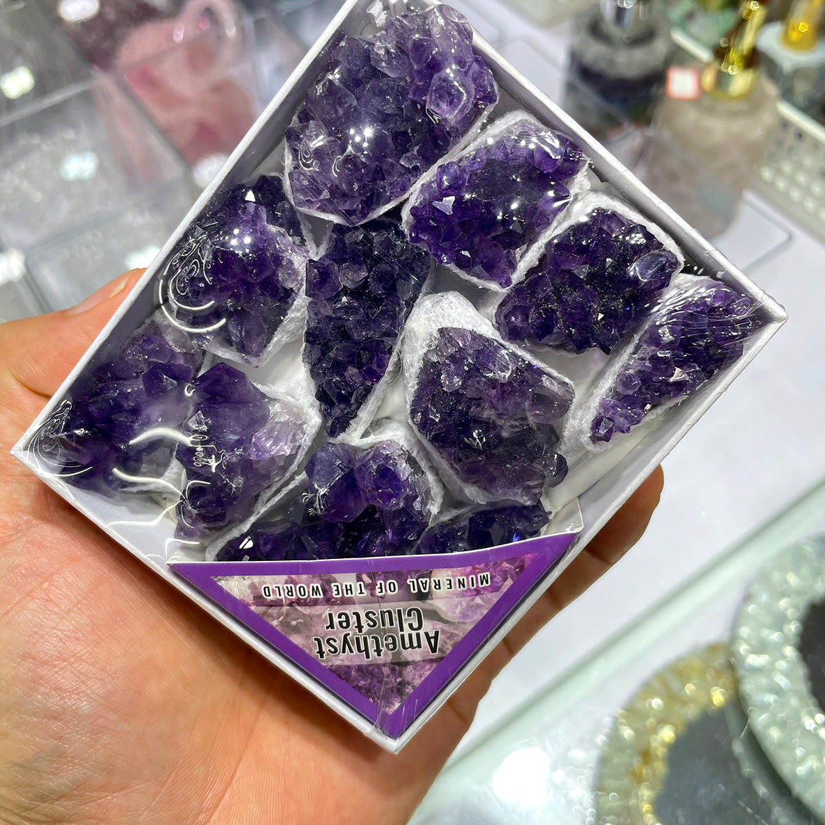 Amethyst Cluster Gift Box