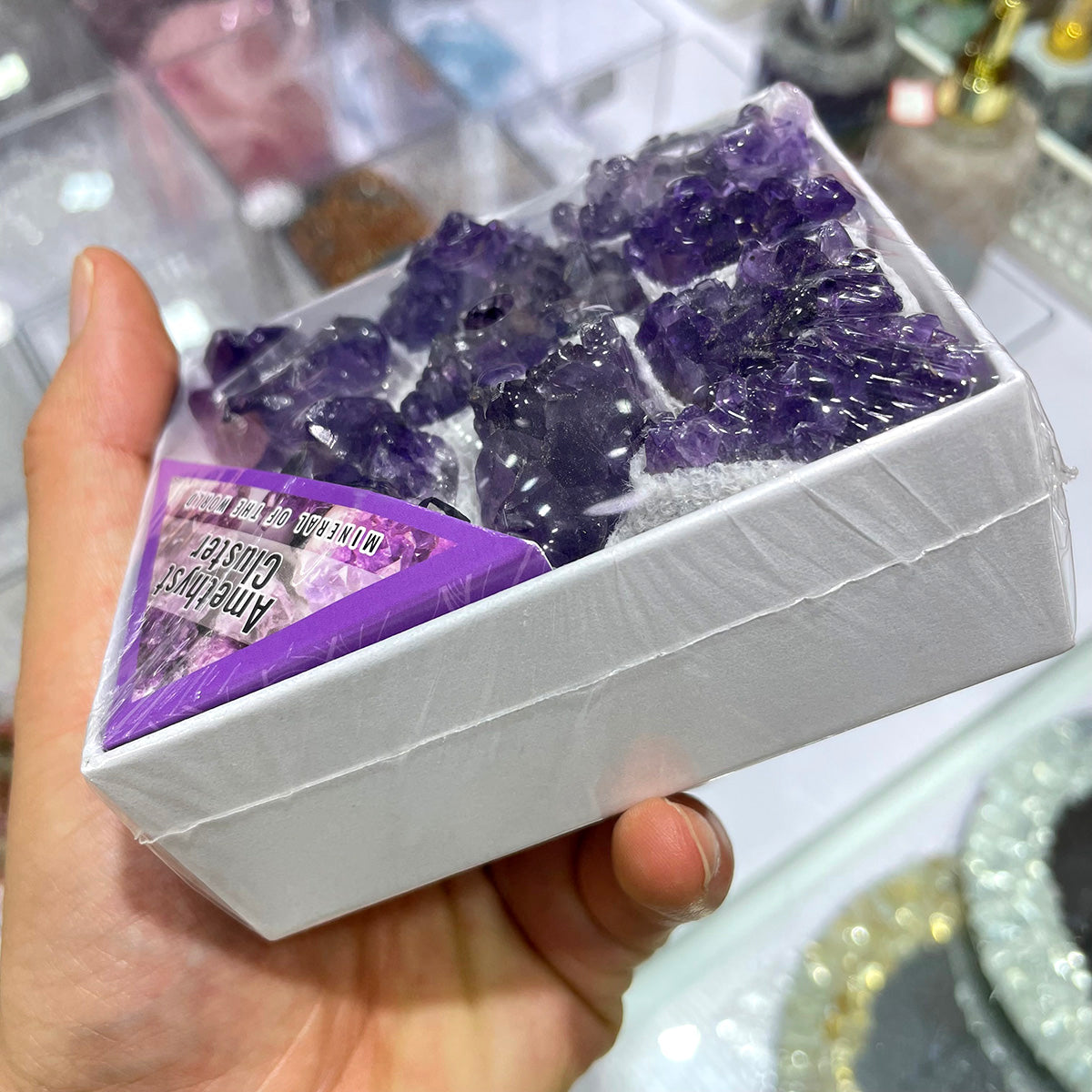 Amethyst Cluster Gift Box