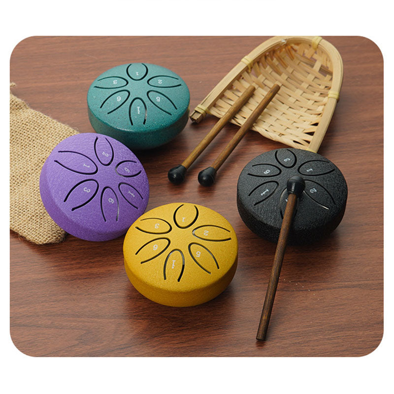 Mini Steel Tongue Drum for Meditation & Relaxation