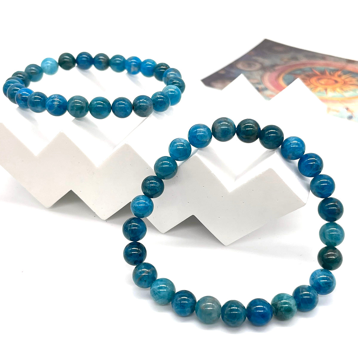 apatite bead bracelet