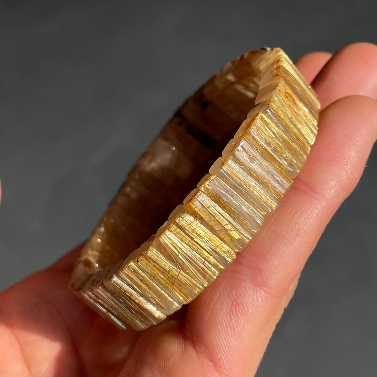 Crystal bangle bracelet