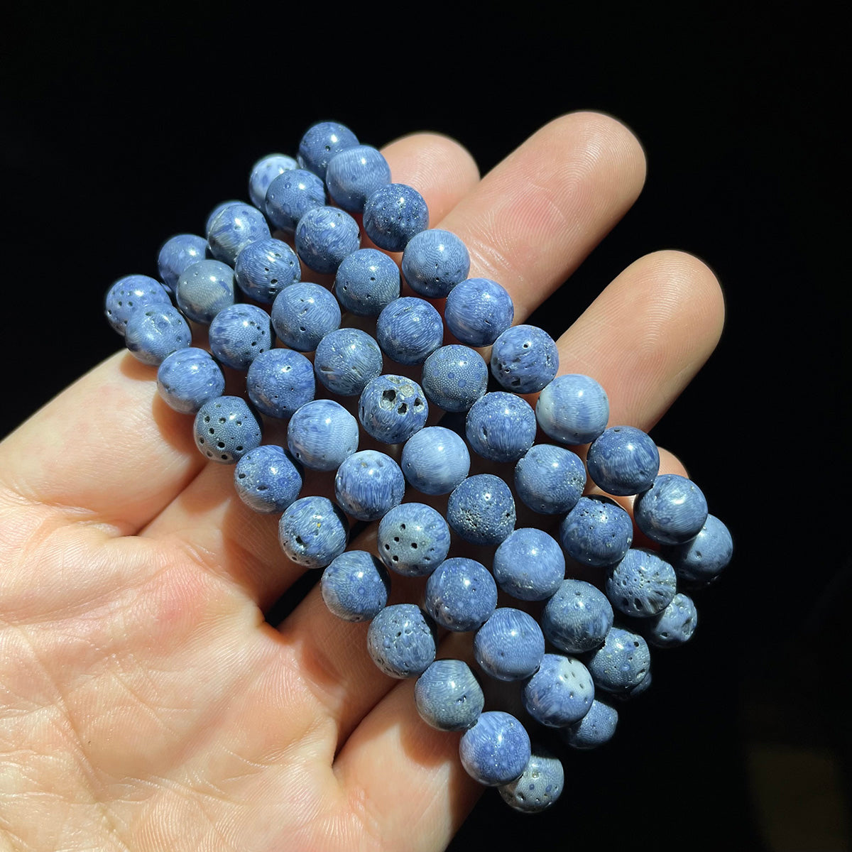 blue coral jasper bracelet