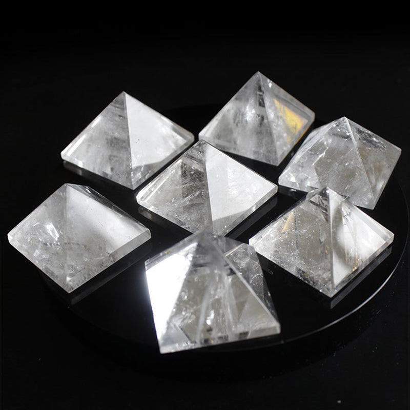 Clear Quartz Energy Pyramid | A Generator for Focus & Clarity