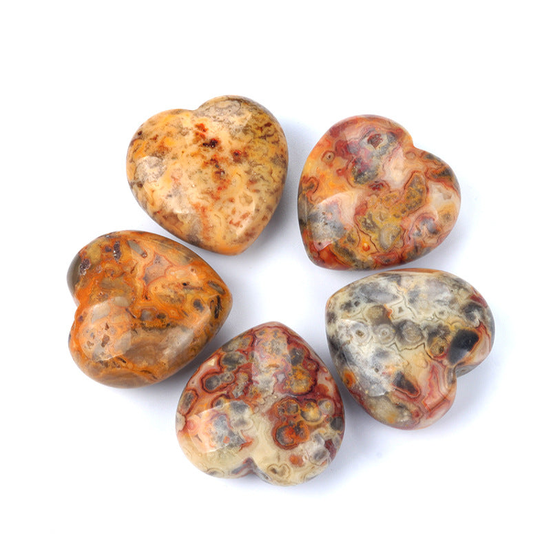 Polished Gemstone Heart | Natural Crystal for Healing