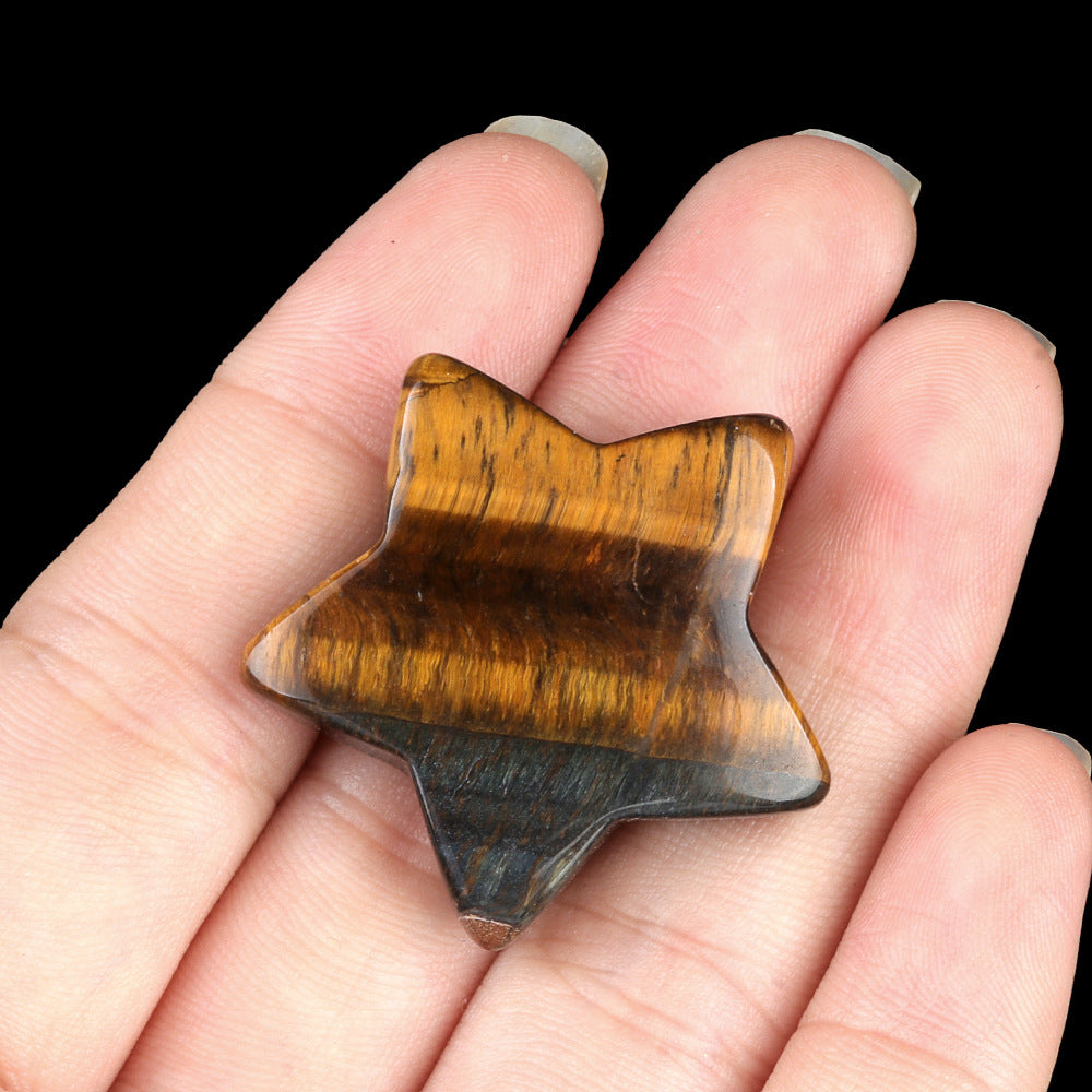 Mini Crystal Star | Natural Gemstone Pocket Stone