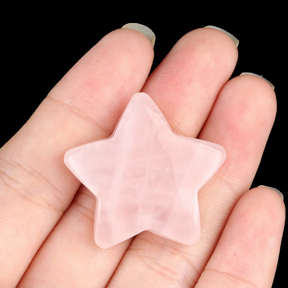 Mini Crystal Star | Natural Gemstone Pocket Stone