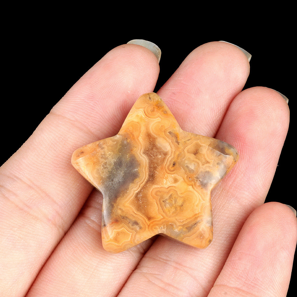 Mini Crystal Star | Natural Gemstone Pocket Stone