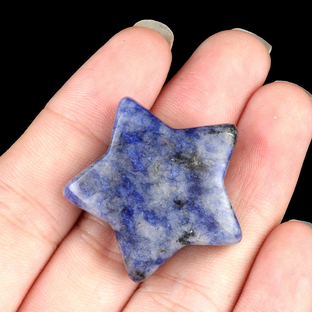 Mini Crystal Star | Natural Gemstone Pocket Stone