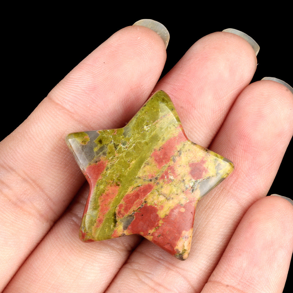 Mini Crystal Star | Natural Gemstone Pocket Stone