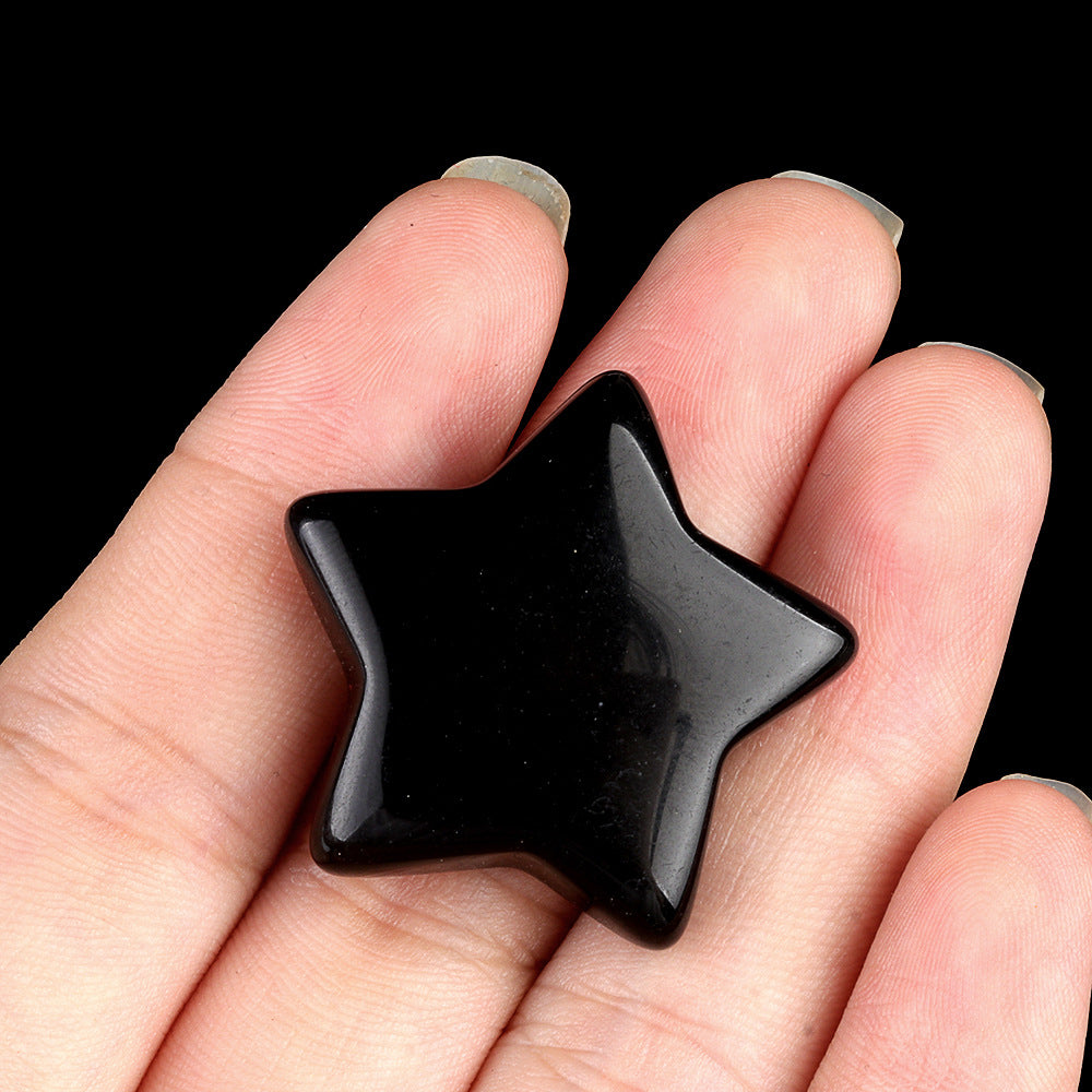 Mini Crystal Star | Natural Gemstone Pocket Stone