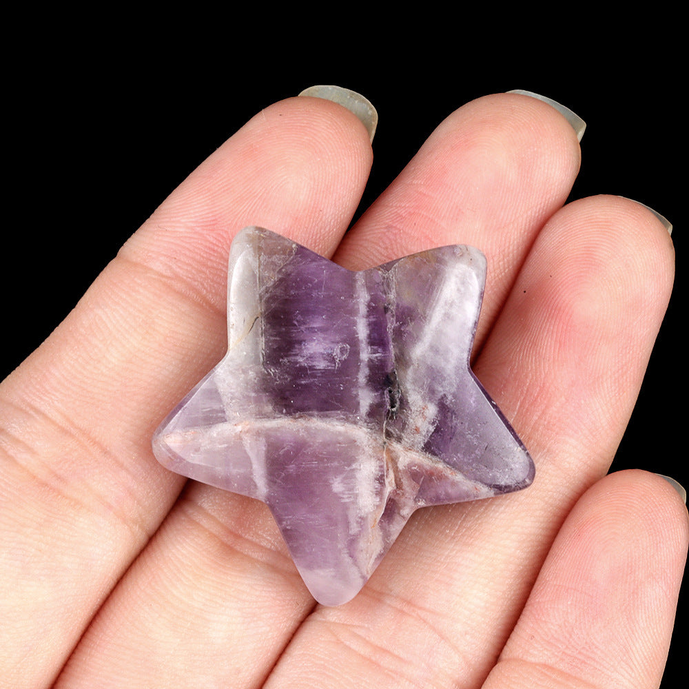 Mini Crystal Star | Natural Gemstone Pocket Stone