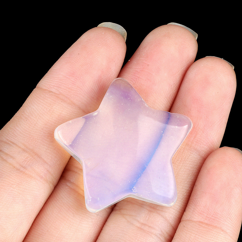 Mini Crystal Star | Natural Gemstone Pocket Stone