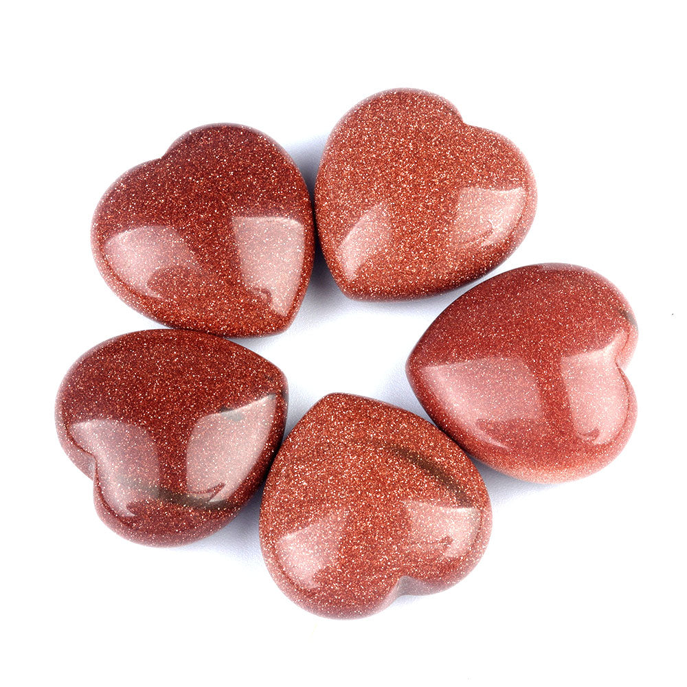 Polished Gemstone Heart | Natural Crystal for Healing