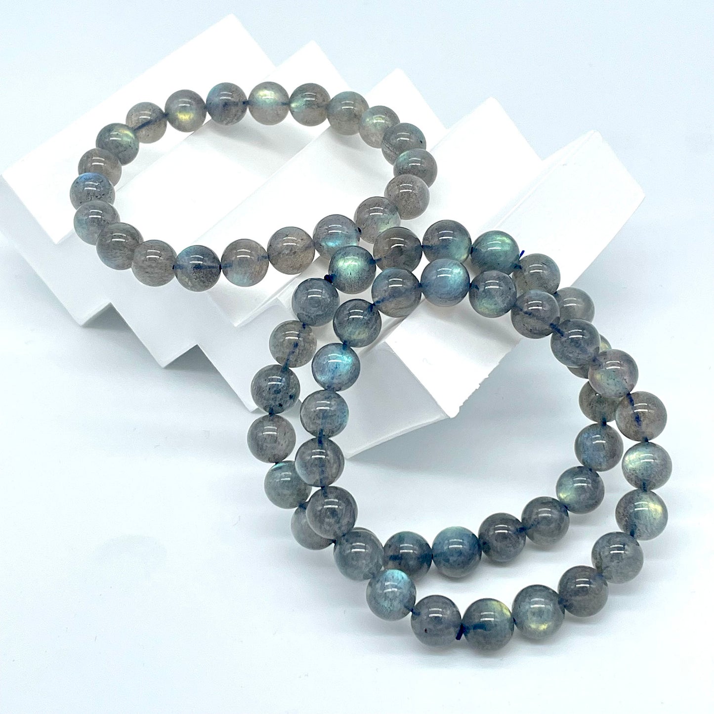 labradorite bead bracelet