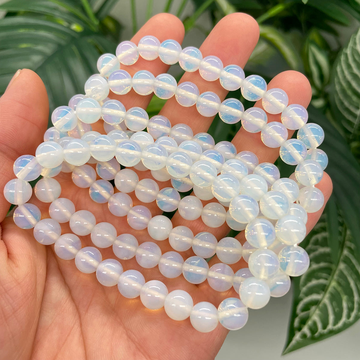 Opalite Bead Bracelet Healing Stone