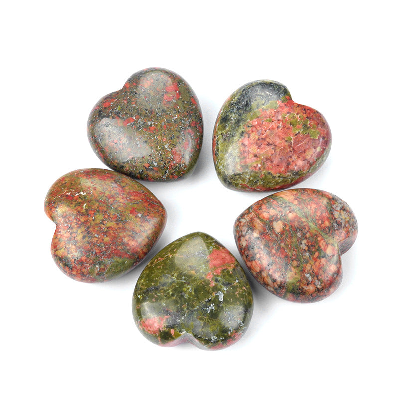 Polished Gemstone Heart | Natural Crystal for Healing