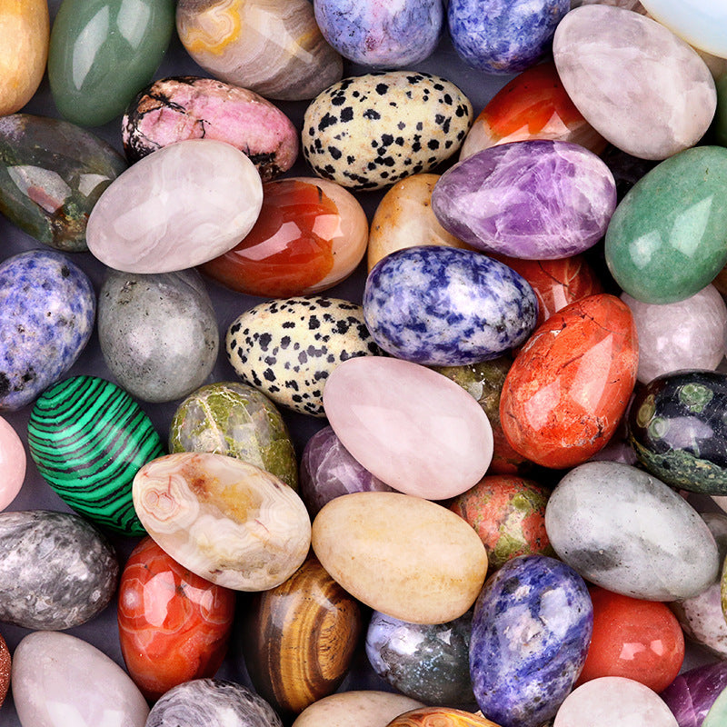 Natural Gemstone Egg | Polished Crystal for Healing