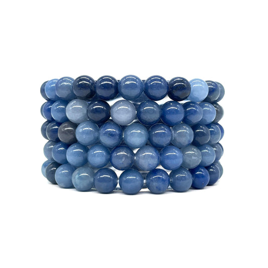 Blue quartz bracelet