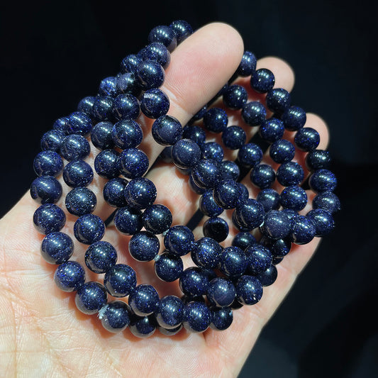 Blue sandstone bracelet