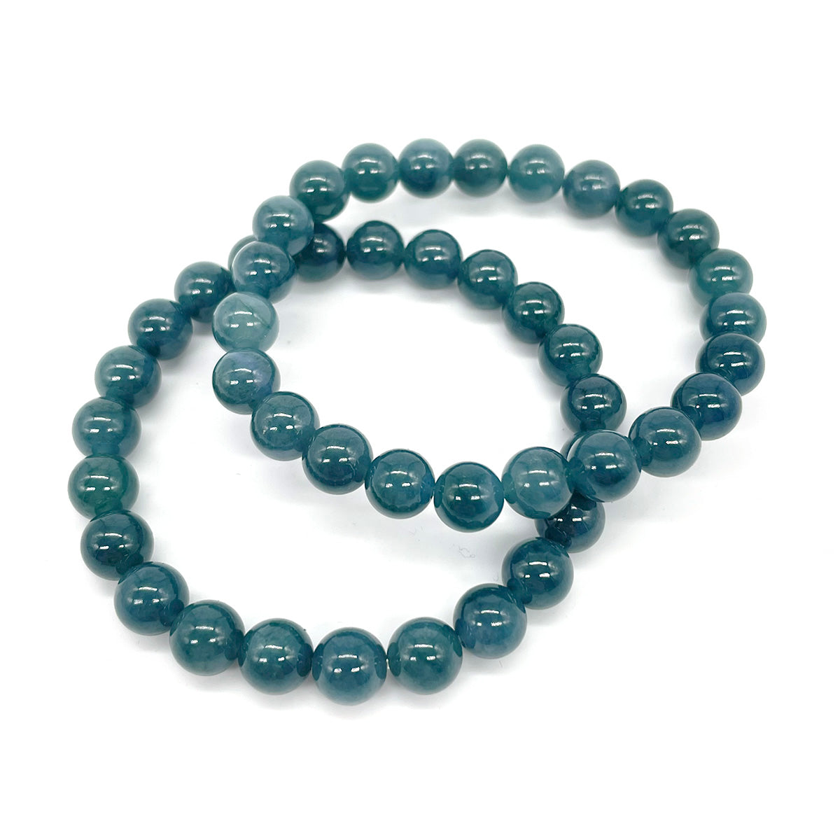 Blue water jadeite bracelet