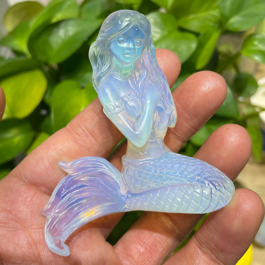 crystal opalite mermaid