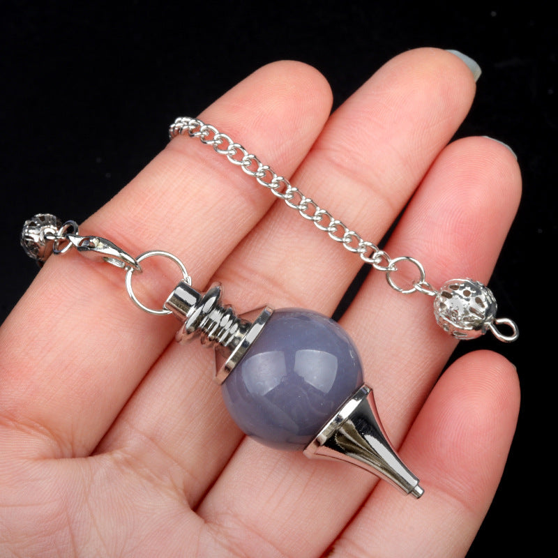 Healing Crystal Pendulum with Chain | Divination Tool