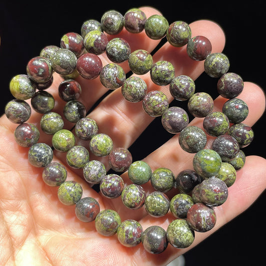 Dragon Blood Stone jasper bracelet