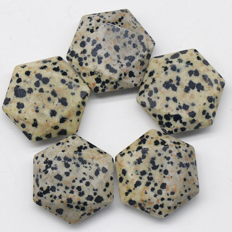 Faceted Crystal Hexagon | A Pocket Stone for Harmony & Balance
