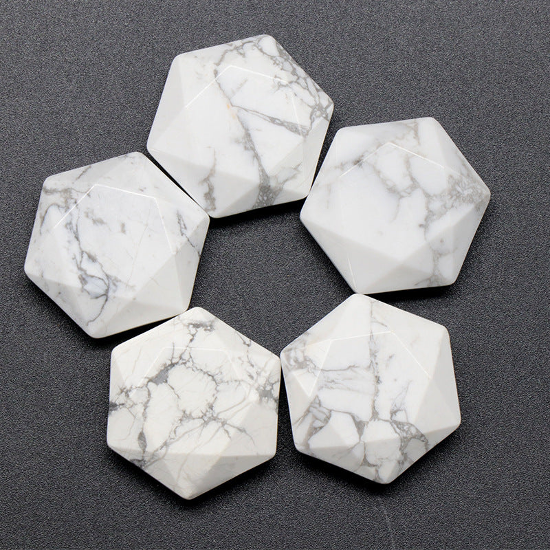 Faceted Crystal Hexagon | A Pocket Stone for Harmony & Balance