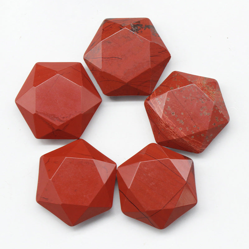 Faceted Crystal Hexagon | A Pocket Stone for Harmony & Balance
