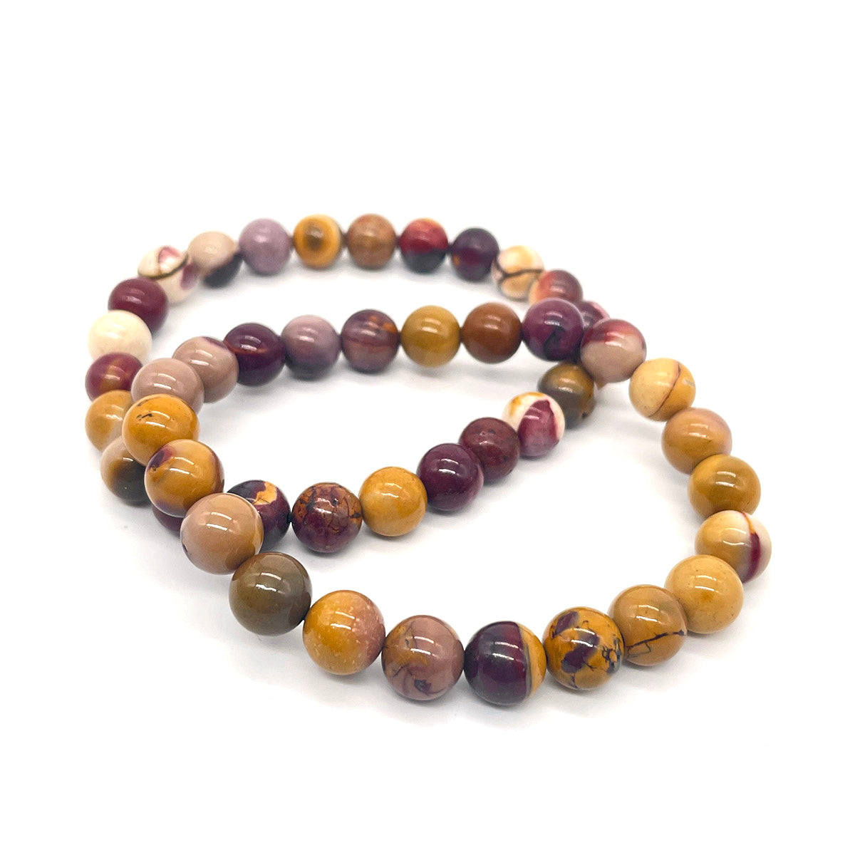 Mookaite Jasper Bead Bracelet