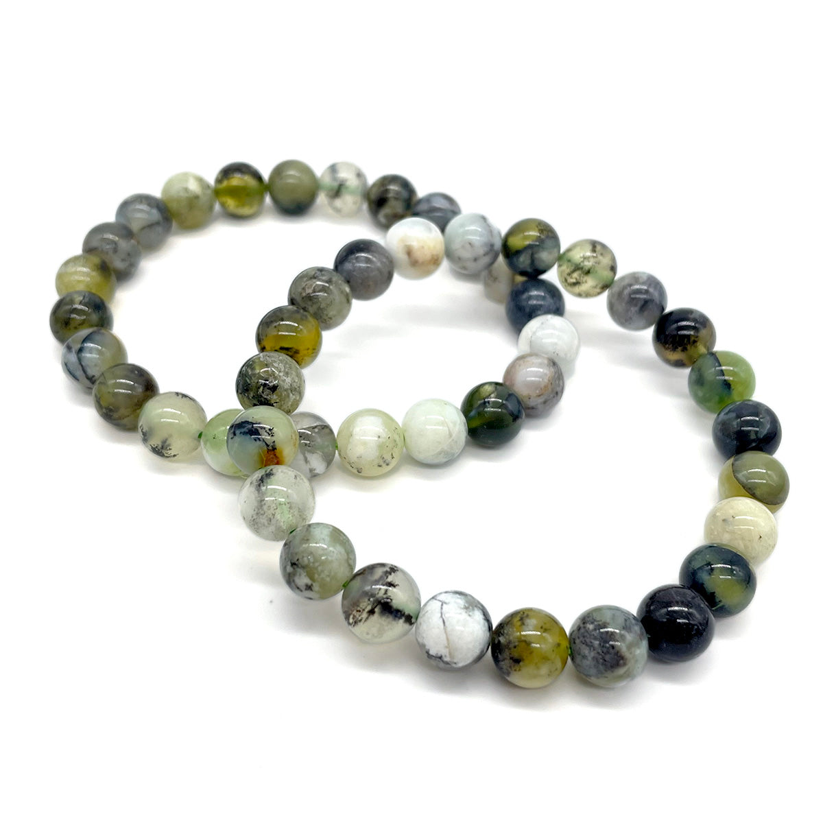 Green Opal Bead Bracelet Real Crystal Bracelet Healing Stones Bracelets For Women